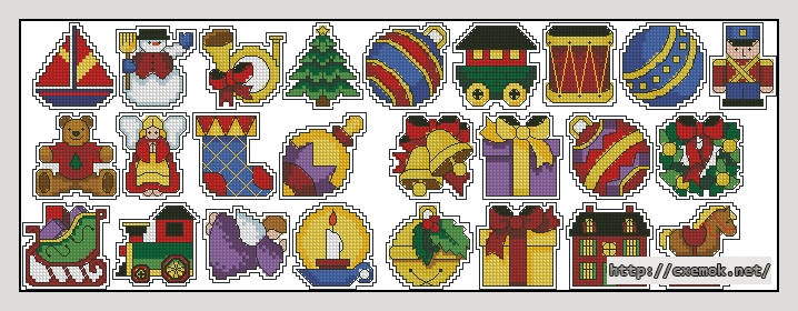 Download embroidery patterns by cross-stitch  - Santa''s coming - minis, author 