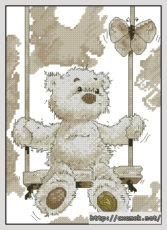Download embroidery patterns by cross-stitch  - Lickle bit carefree, author 