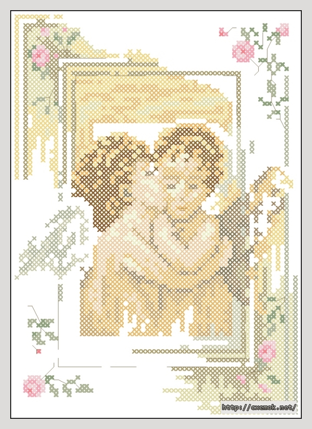 Download embroidery patterns by cross-stitch  - Angels (small), author 