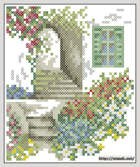 Download embroidery patterns by cross-stitch  - Ingang, author 