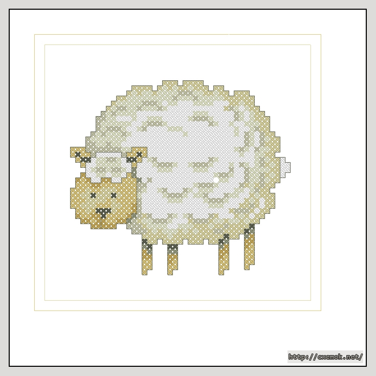 Download embroidery patterns by cross-stitch  - Schaap, author 