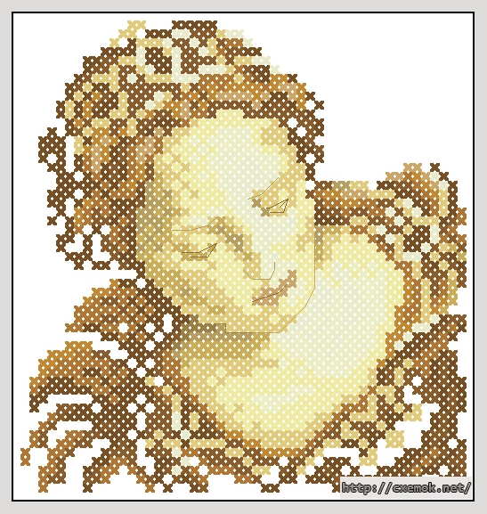 Download embroidery patterns by cross-stitch  - Het portret, author 