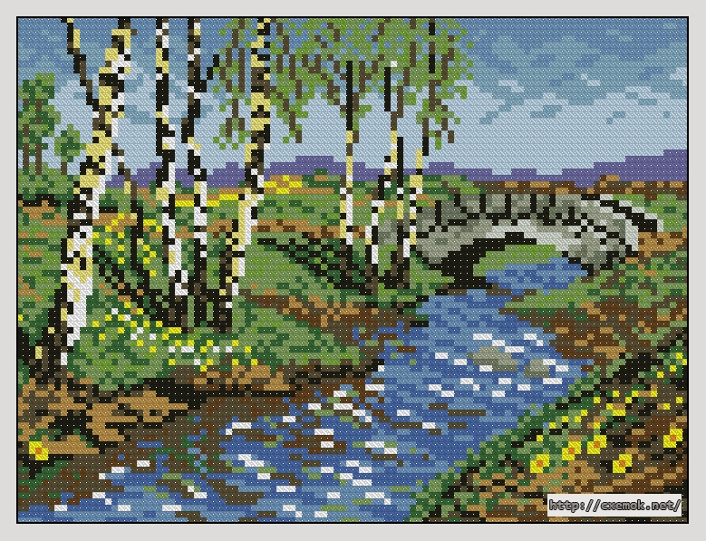 Download embroidery patterns by cross-stitch  - Mostek, author 