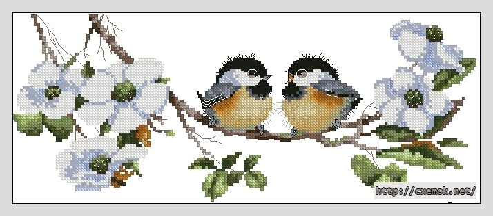 Download embroidery patterns by cross-stitch  - Blossom buddies, author 