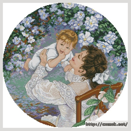 Download embroidery patterns by cross-stitch  - Mother''s joy, author 