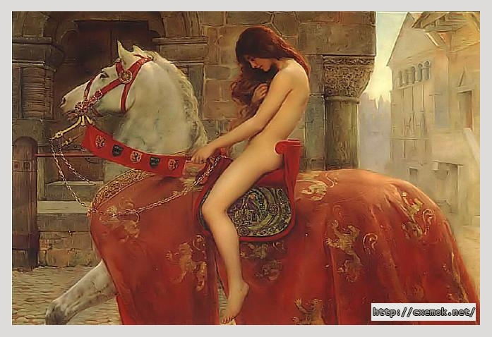 Download embroidery patterns by cross-stitch  - Lady godiva, author 