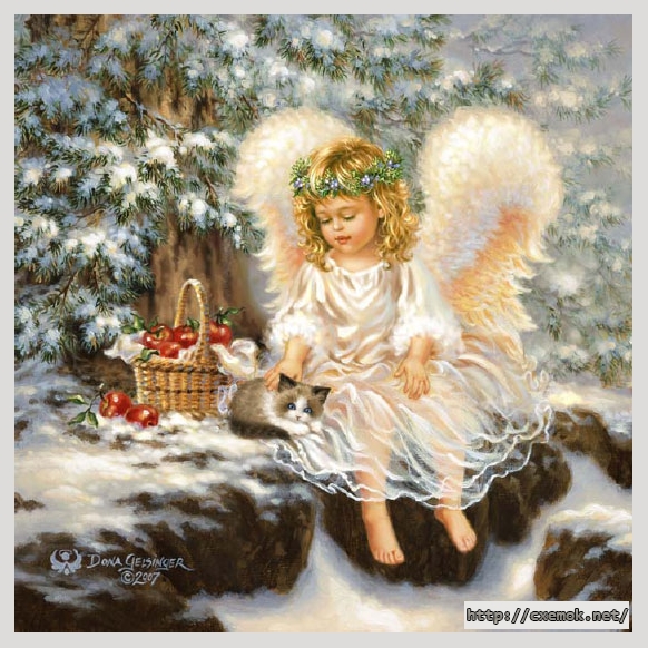 Download embroidery patterns by cross-stitch  - Winter companions, author 