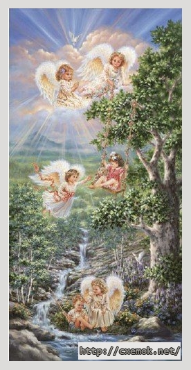 Download embroidery patterns by cross-stitch  - Fountain of hope, author 