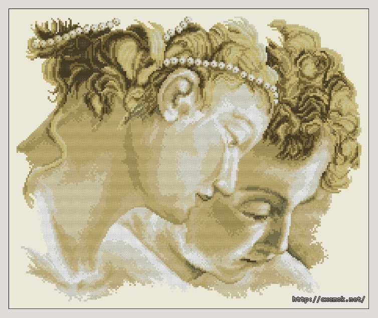 Download embroidery patterns by cross-stitch  - Momento amore, author 