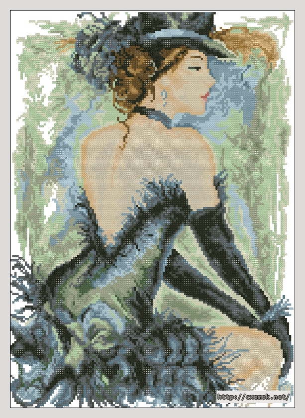 Download embroidery patterns by cross-stitch  - Moulin rouge, author 