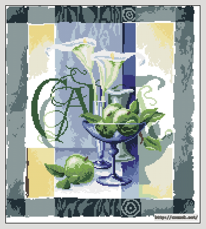Download embroidery patterns by cross-stitch  - Calla lily, author 