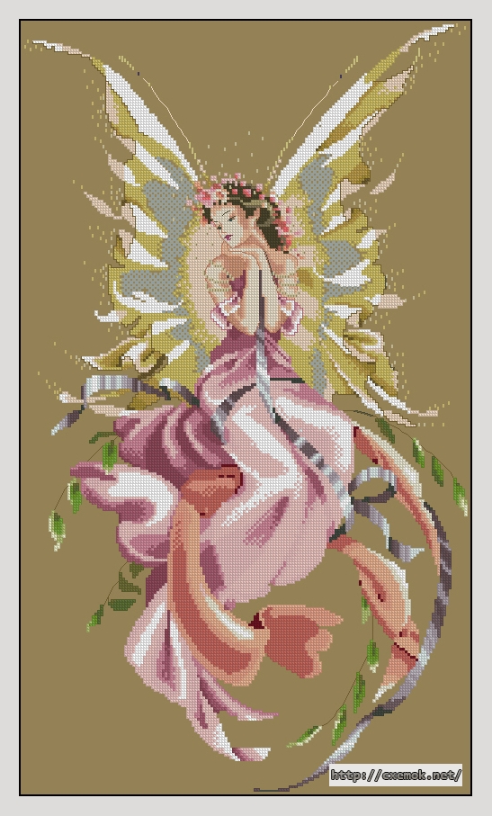 Download embroidery patterns by cross-stitch  - Titania, queen of the fairies, author 