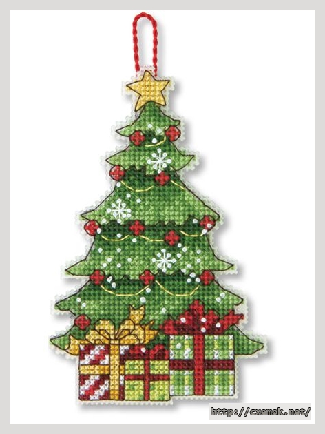 Download embroidery patterns by cross-stitch  - Tree ornament, author 