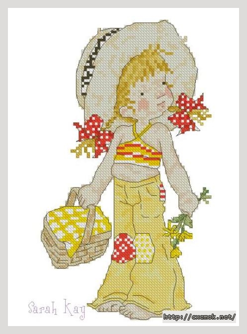 Download embroidery patterns by cross-stitch  - Picnic lea, author 