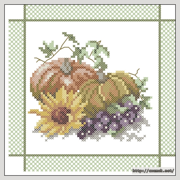 Download embroidery patterns by cross-stitch  - Fruit bloemen, author 