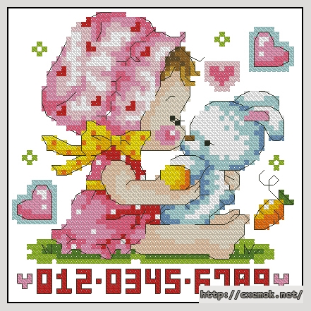 Download embroidery patterns by cross-stitch  - Детки 7, author 