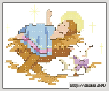 Download embroidery patterns by cross-stitch  - Magner scene