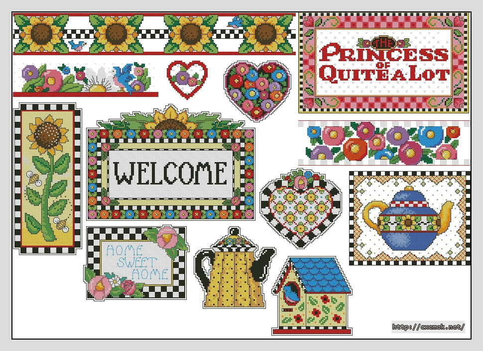 Download embroidery patterns by cross-stitch  - Mary''s favorites, author 