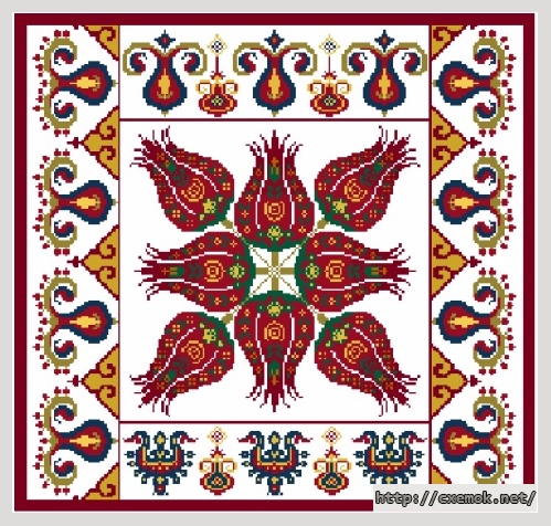 Download embroidery patterns by cross-stitch  - Turkish delight, author 