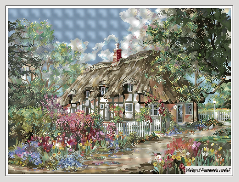 Download embroidery patterns by cross-stitch  - Tulip time, author 