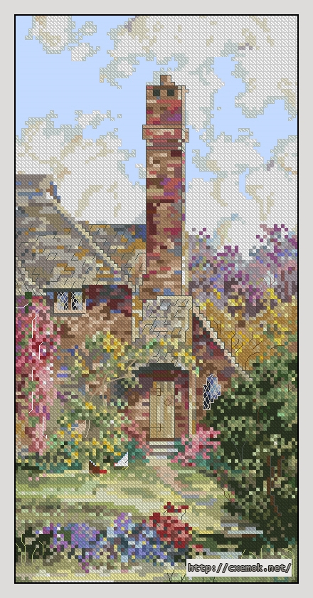 Download embroidery patterns by cross-stitch  - Horsham farmhouse, author 