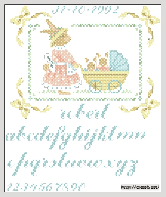 Download embroidery patterns by cross-stitch  - Muisje met voiture robert, author 
