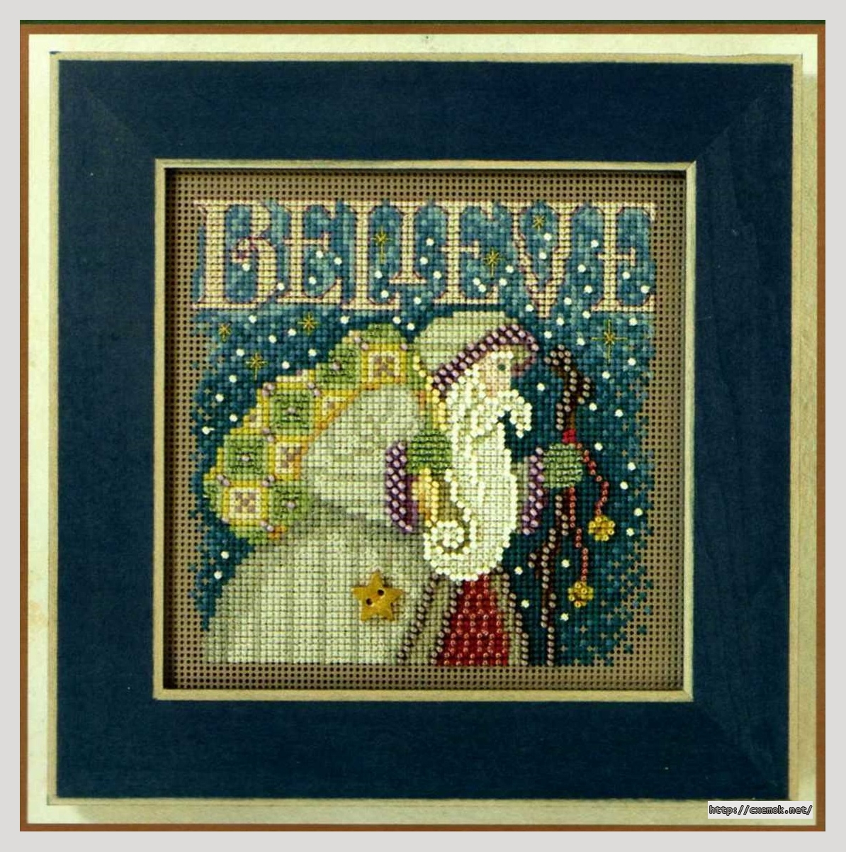 Download embroidery patterns by cross-stitch  - Believe, author 