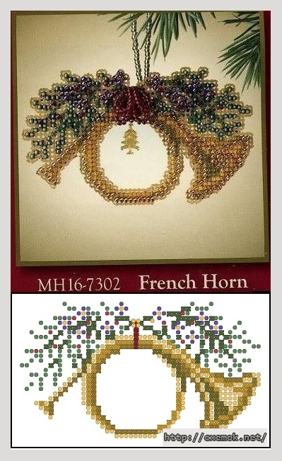 Download embroidery patterns by cross-stitch  - Holiday harmony, author 