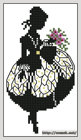 Download embroidery patterns by cross-stitch  - Silhouet, author 
