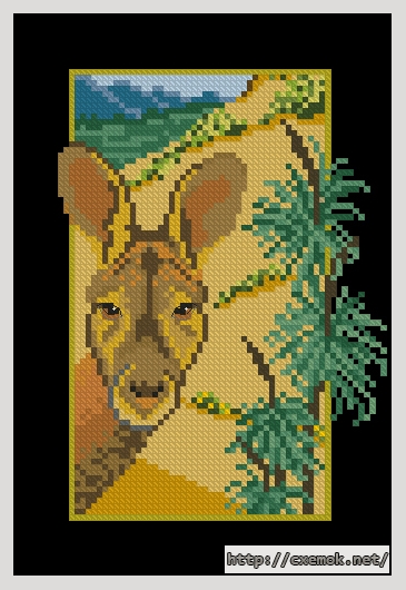 Download embroidery patterns by cross-stitch  - Outback-kangaroo, author 