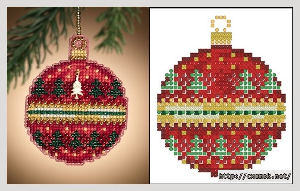 Download embroidery patterns by cross-stitch  - Ruby forest, author 