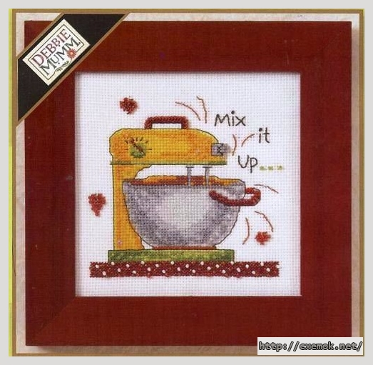 Download embroidery patterns by cross-stitch  - Mix it up, author 