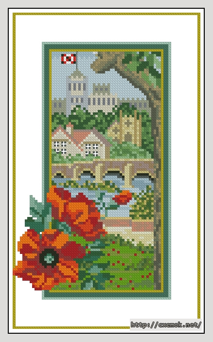 Download embroidery patterns by cross-stitch  - Great britain-tower, author 