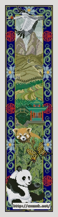 Download embroidery patterns by cross-stitch  - The orient, author 