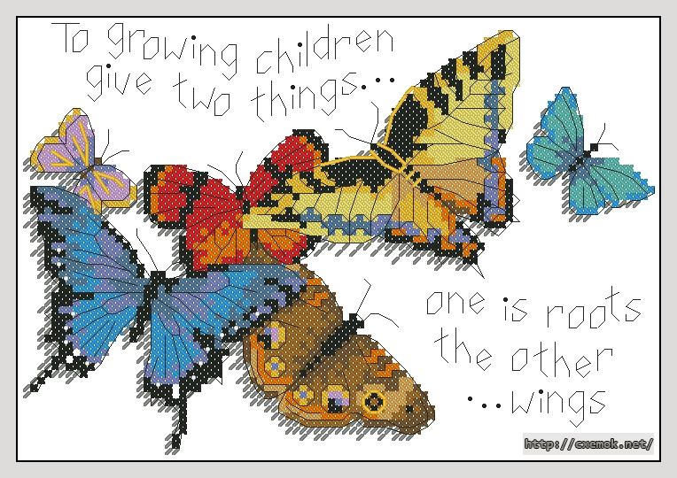 Download embroidery patterns by cross-stitch  - Give two things, author 