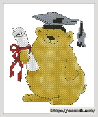 Download embroidery patterns by cross-stitch  - Bear archie, author 