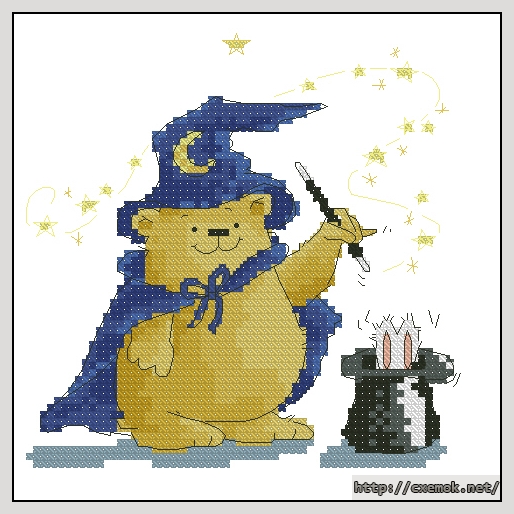 Download embroidery patterns by cross-stitch  - You are magic, author 