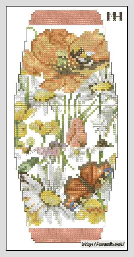 Download embroidery patterns by cross-stitch  - Цветущий луг, author 