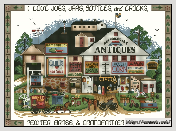 Download embroidery patterns by cross-stitch  - Peppercricket farm, author 