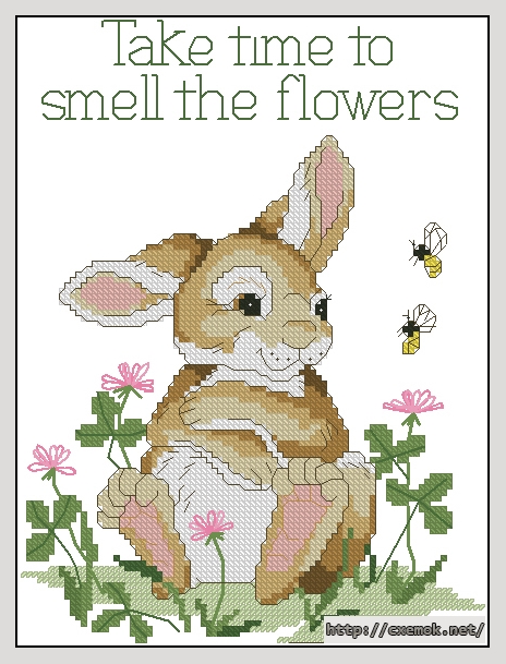 Download embroidery patterns by cross-stitch  - Take time, author 