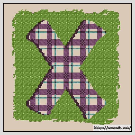 Download embroidery patterns by cross-stitch  - X, author 