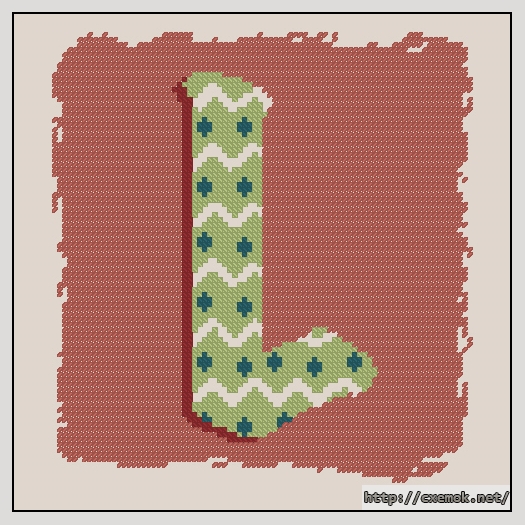 Download embroidery patterns by cross-stitch  - L, author 