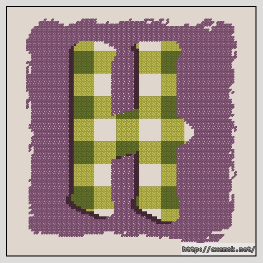 Download embroidery patterns by cross-stitch  - H, author 