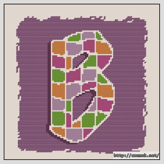 Download embroidery patterns by cross-stitch  - B, author 