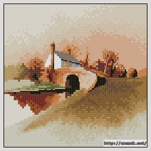 Download embroidery patterns by cross-stitch  - Lock keepers cottage, author 