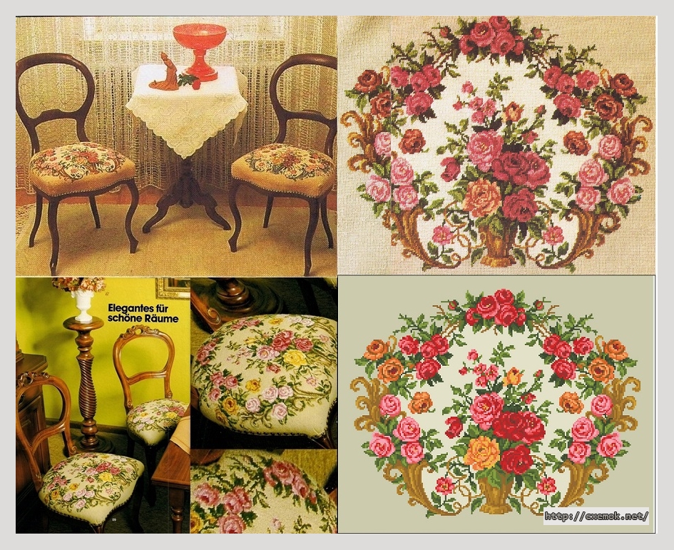 Download embroidery patterns by cross-stitch  - Elegantes fur schone raume
