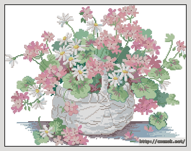 Download embroidery patterns by cross-stitch  - Barbara''s basket, author 