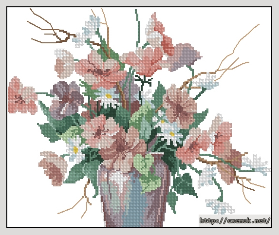Download embroidery patterns by cross-stitch  - Summer splendor, author 