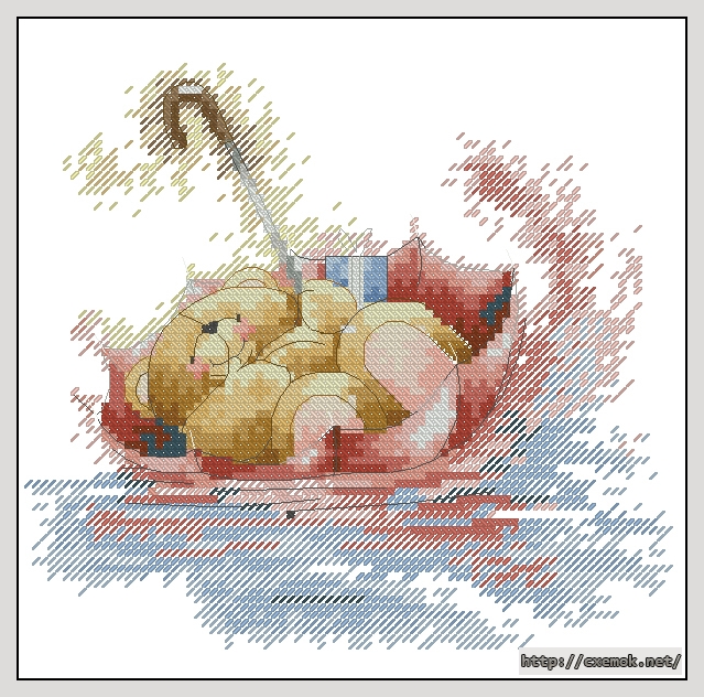 Download embroidery patterns by cross-stitch  - Umbrella, author 