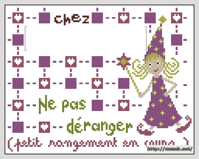 Download embroidery patterns by cross-stitch  - Girl, author 